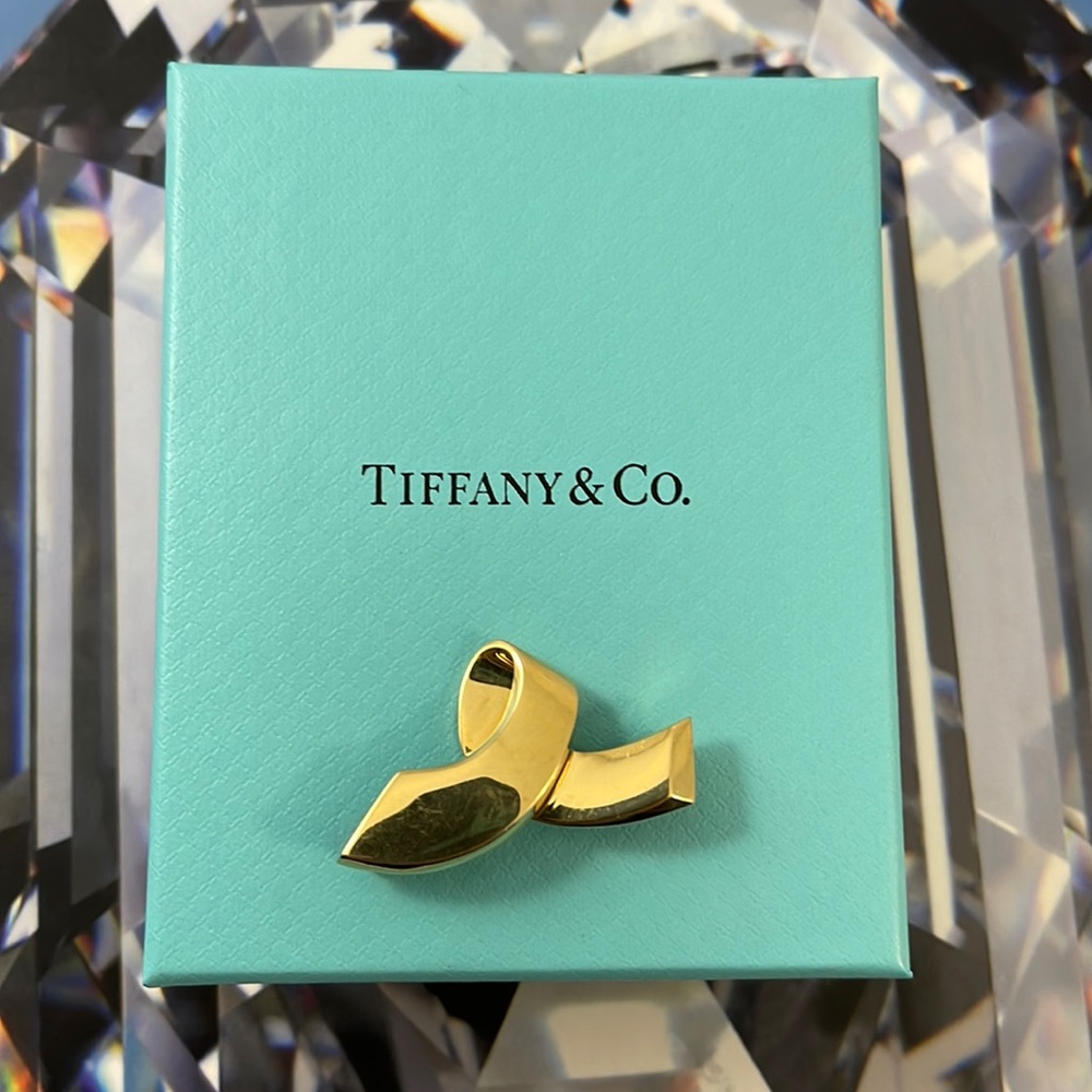 Tiffany & Co. Ribbon pin brooch - Picture 3 of 16